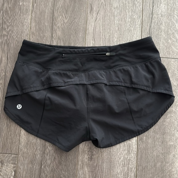 Lululemon black running shorts 6 - Picture 2 of 5